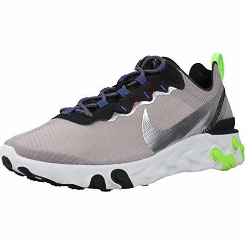 Moda NIKE React Element 55 SE Pumice/Metallic Silver CI3831-200