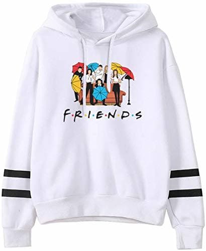 Moda FLYCHEN Hombre Sudaderas con Capucha de Friends Suéter con Capucha Divertido Series