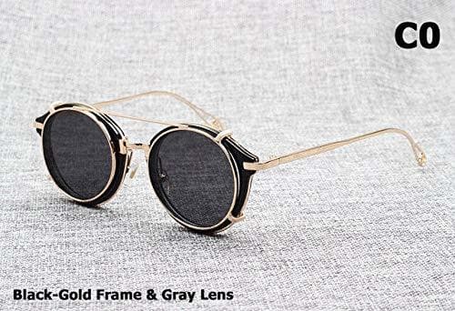 Product Pdlzzml Moda Steampunk Style Lente Gafas de Sol extraíbles Clip en Vintage