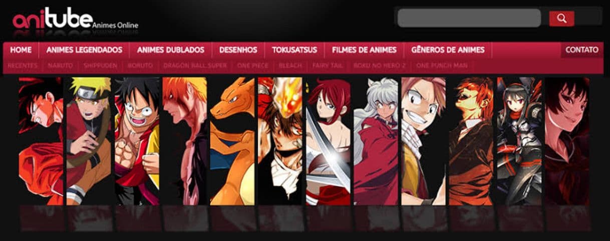 Fashion Site para assistir animes 