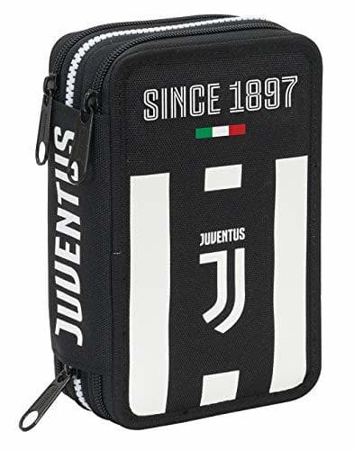 Place Seven AST.3 Zip Juventus Coaches Estuches 20 Centimeters 0.5 Negro