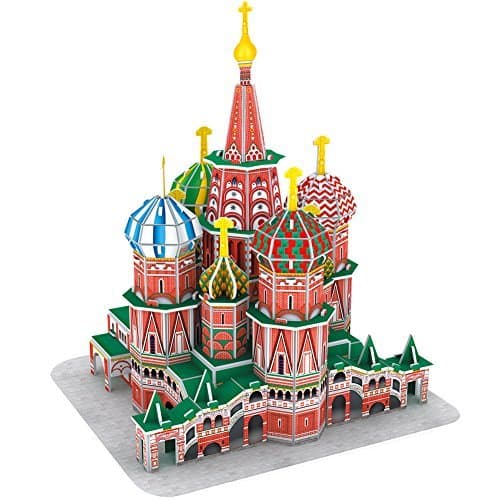 Place CubicFun Puzzle 3D Russia St. Basil's Cathedral Rompecabezas 3D Arquitectura Modelo Kits