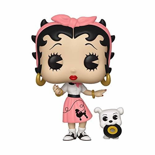 Game Funko Boop Pop Sock Hop Betty Boop & Pudgy, Multicolor, Estándar