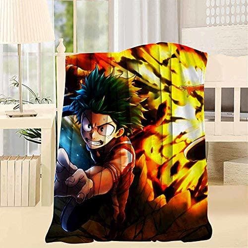 Product vjgdlz Blanket My Hero Acad Emia Blanket Throw Cosy Home Decorativo Cama