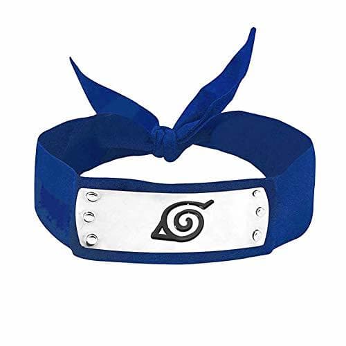 Place MINGZUO Naruto Cosplay Diadema Ninja Konoha Azul