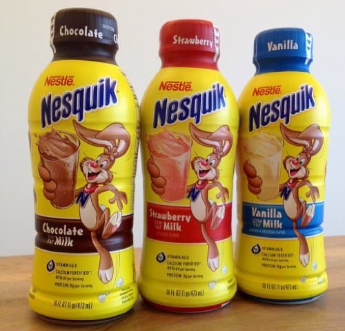 Product Nestlé nesquik fresa leche desviación escondite seguro