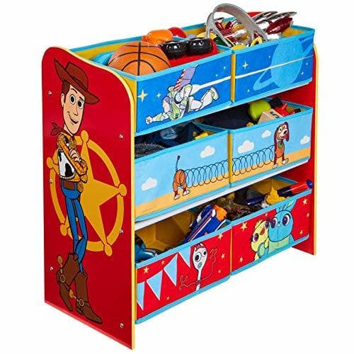 Elemento de la categoría hogar Toy Story 4 Kids Bedroom Toy Storage Unit with 6 Bins by