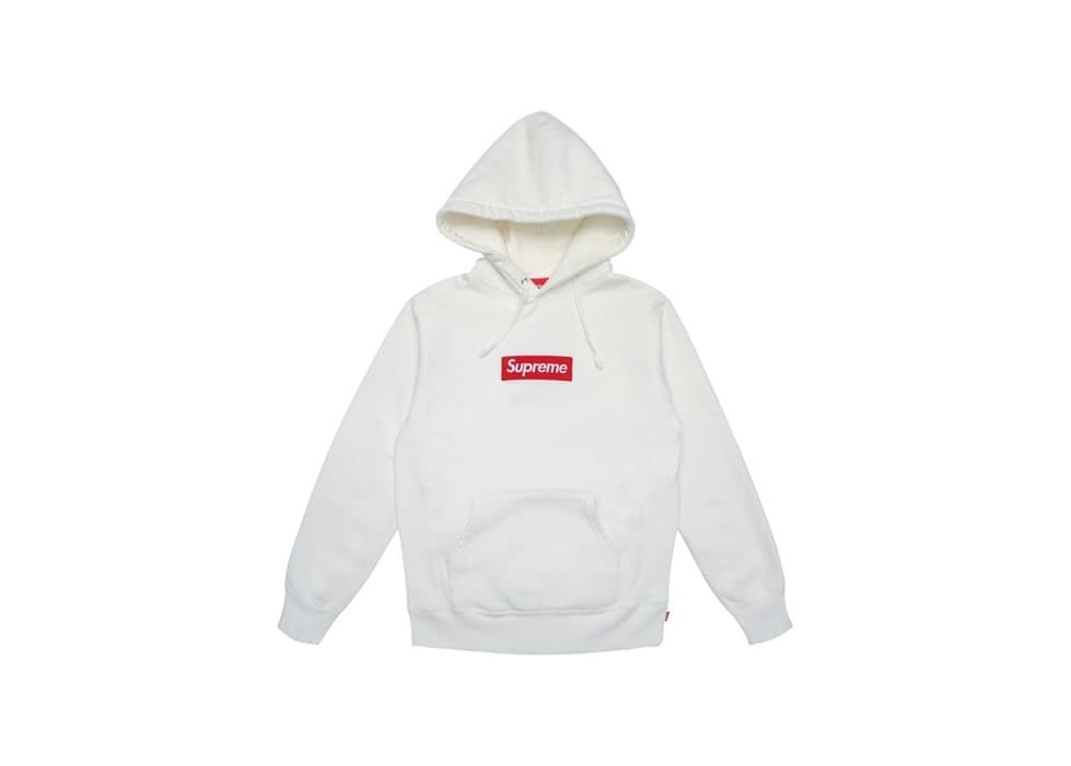 Producto Supreme Box Logo Hooded Sweatshirt Whit