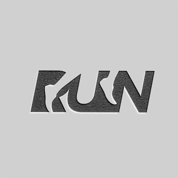 Fashion logotipo RUN