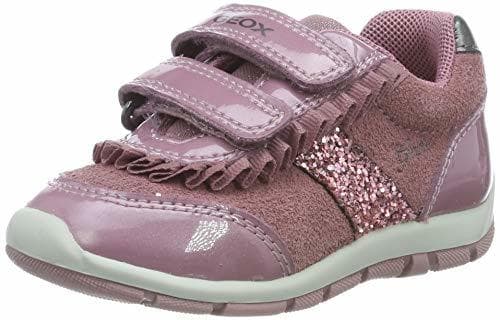 Moda Geox B Shaax C, Zapatillas para Bebés, Rosa