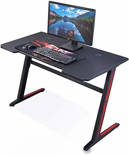 Home Soontrans ST Mesa de Juegos para Computadora Mesa Gaming Ergonomic Gaming Desk Escritorio