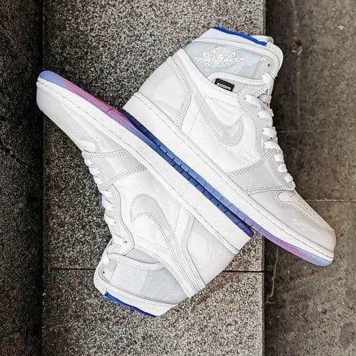 Moda Jordan 1 Retro High Zoom White Racer Blue

