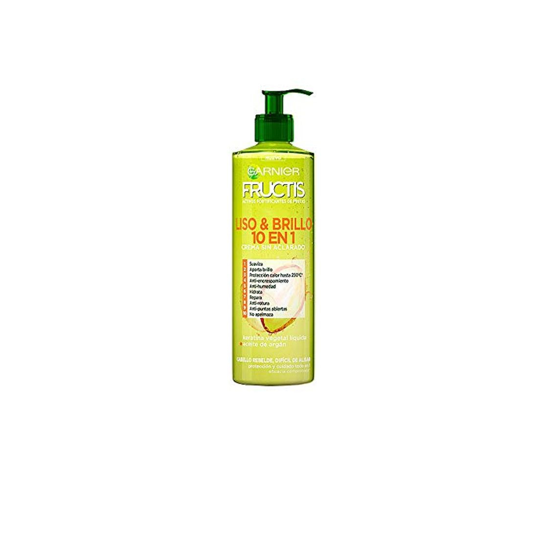 Producto FRUCTIS LISO & BRILLO 10 EN 1 crema sin aclarado 400 ml