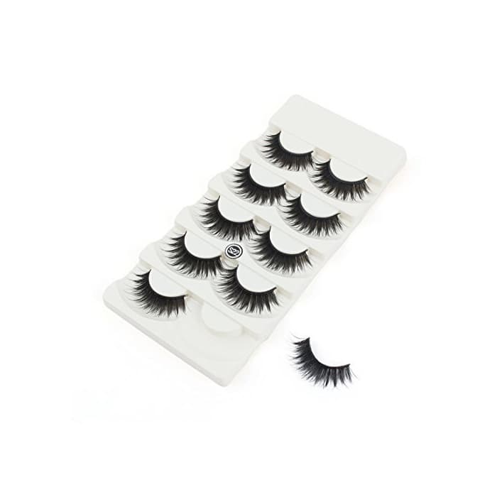 Belleza DealMux senhoras Fibras Sintéticas cílios postiços feitos à mão olho longo Lashes