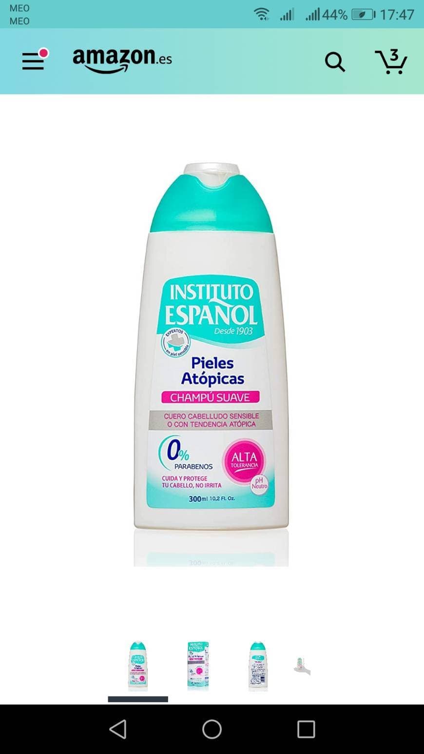 Producto Shampoo para pele atópica