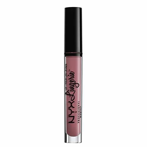 Beauty NYX Professional Makeup Pintalabios Lip Lingerie Liquid Lipstick, Acabado cremoso y mate,