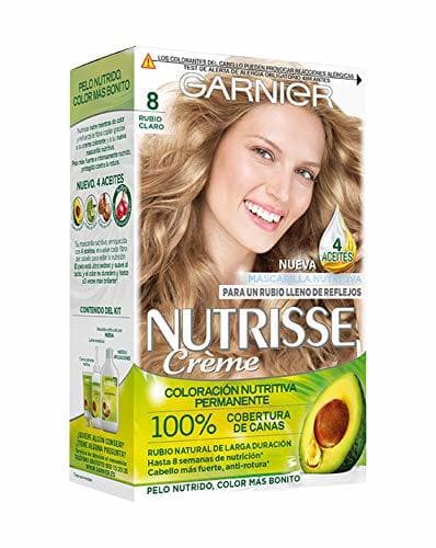 Producto Garnier Nutrisse Creme coloración permanente con mascarilla nutritiva de cuatro aceites