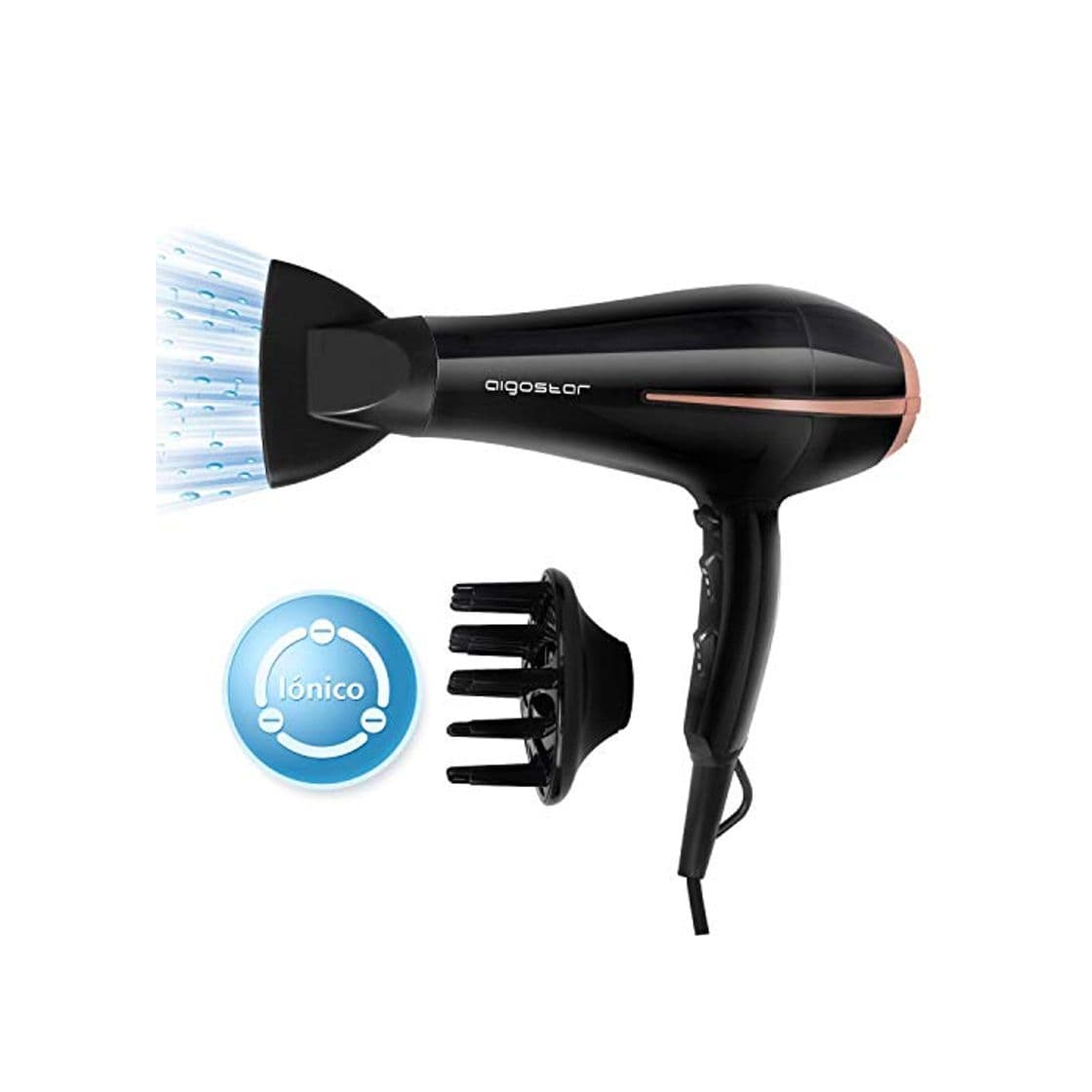 Producto Aigostar Fighter 32JVT – 2400W Secador de pelo profesional iónico