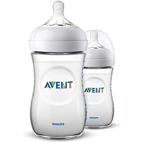 Product Philips Avent Biberón Natural SCF033/27 - Pack de dos biberones de 260