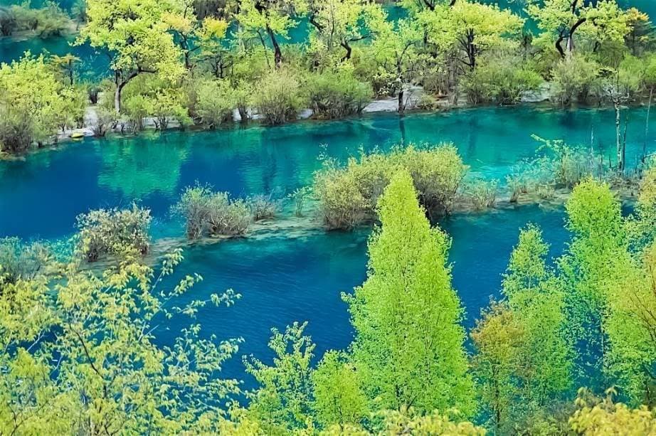 Lugar Jiuzhaigou, Sichuan, China