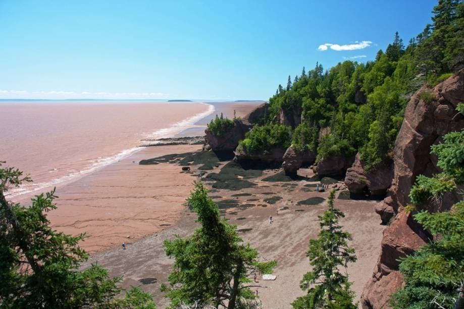 Lugar Hopewell Rocks, Bay of Fundy, Canada