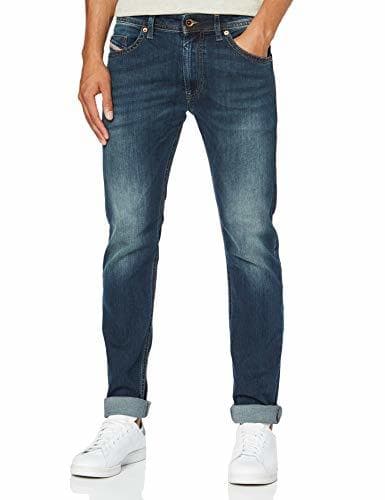 Moda Diesel THOMMER-00SW1R-084BU-34 Vaqueros Slim, Azul, 34W