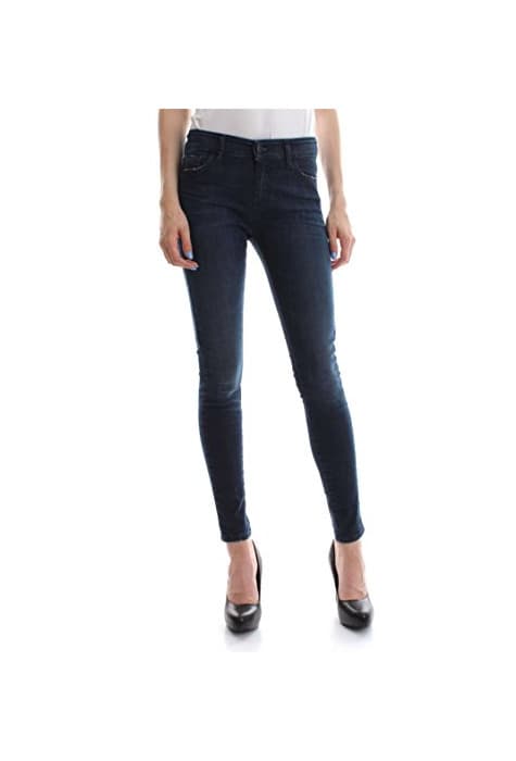 Moda Diesel 0681G Vaqueros Slim, Azul