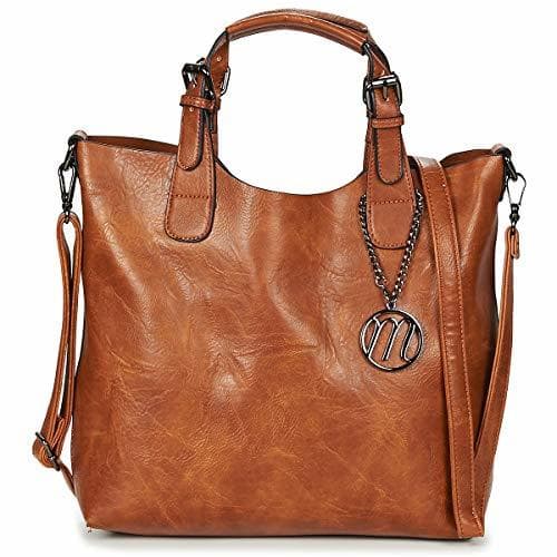 Moda MOONY MOOD Emira Bolso de Mano Femmes Camel