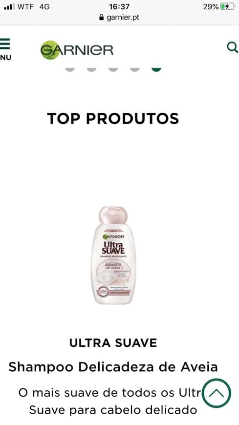 Producto Shampoo Delicadeza de Aveia 