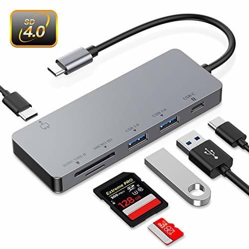 Electrónica Hotott Hub USB c Lector de Tarjetas de Memoria UHS-II