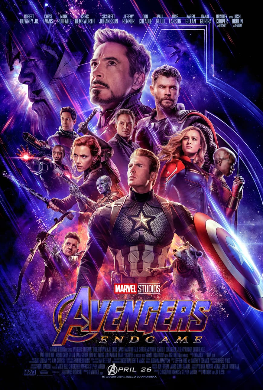 Película Os Vingadores- End Game