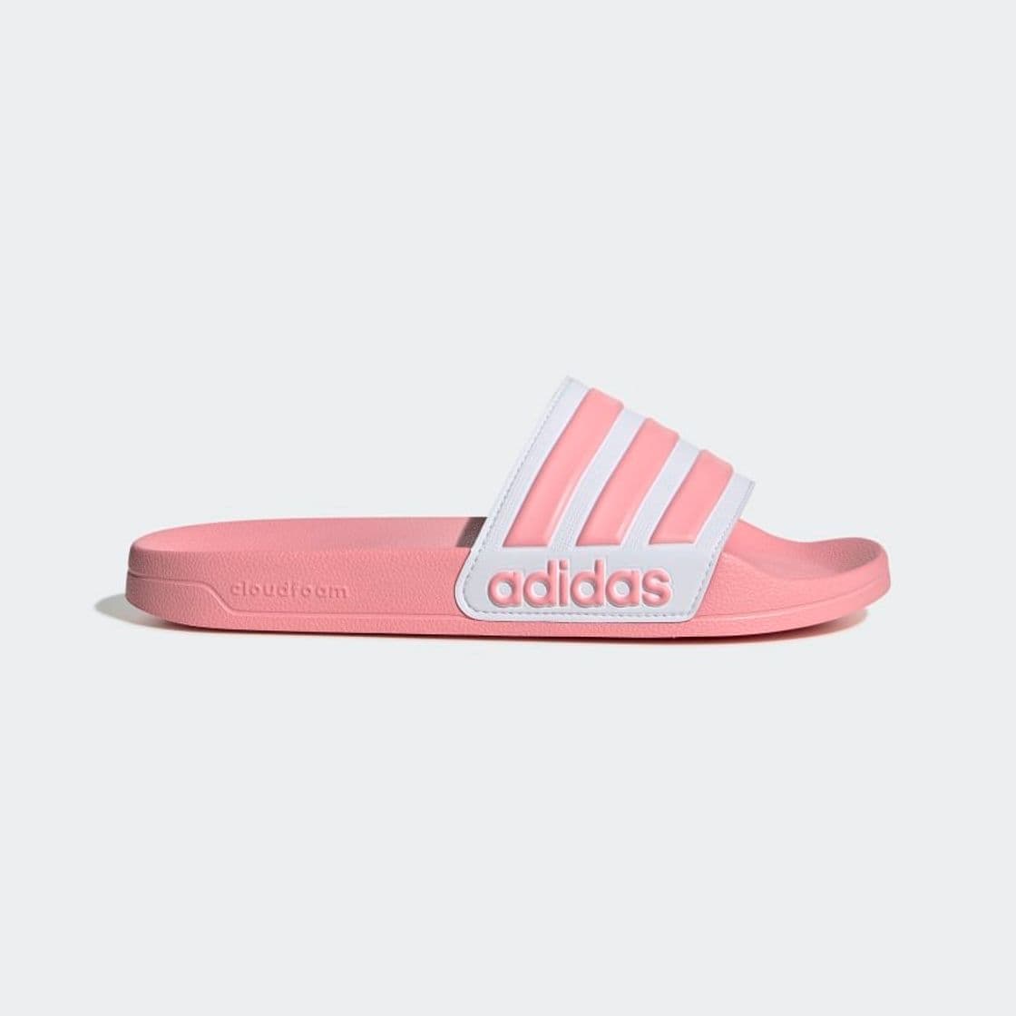 Fashion Chanclas Adilette Shower rosas y blancas para mujer | adidas España