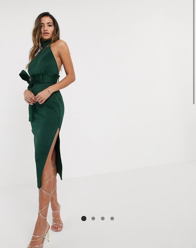 Moda Vestido tubo cuello halter ASOS