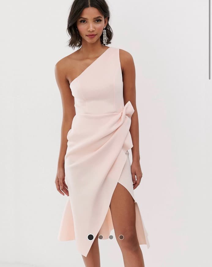 Moda Vestido rosa corto ASOS