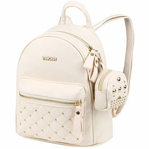 Producto Vbiger Mochilas Mujer de Cuero Mochila de Moda Ocio 2 en 1