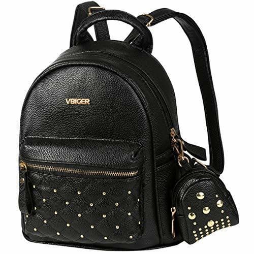 Producto Mochilas Mujer Pequeñas de Cuero Negro Mochila Casual Mujer Moda 2 en