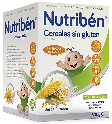 Producto Nutribén Papilla Cereales sin Gluten