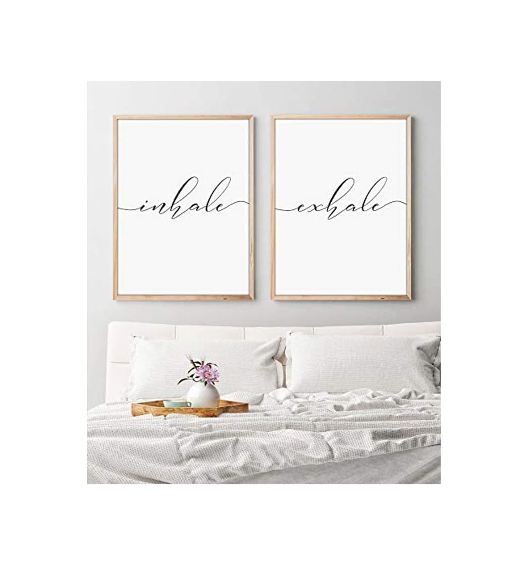 Producto Laptopo Set of 2 Wood Framed Sign