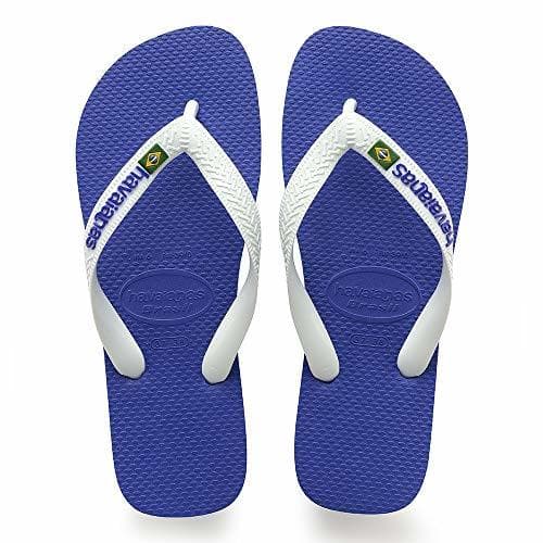 Place Havaianas Brasil Logo Zehentrenner Unisex-Erwachsene, Azul