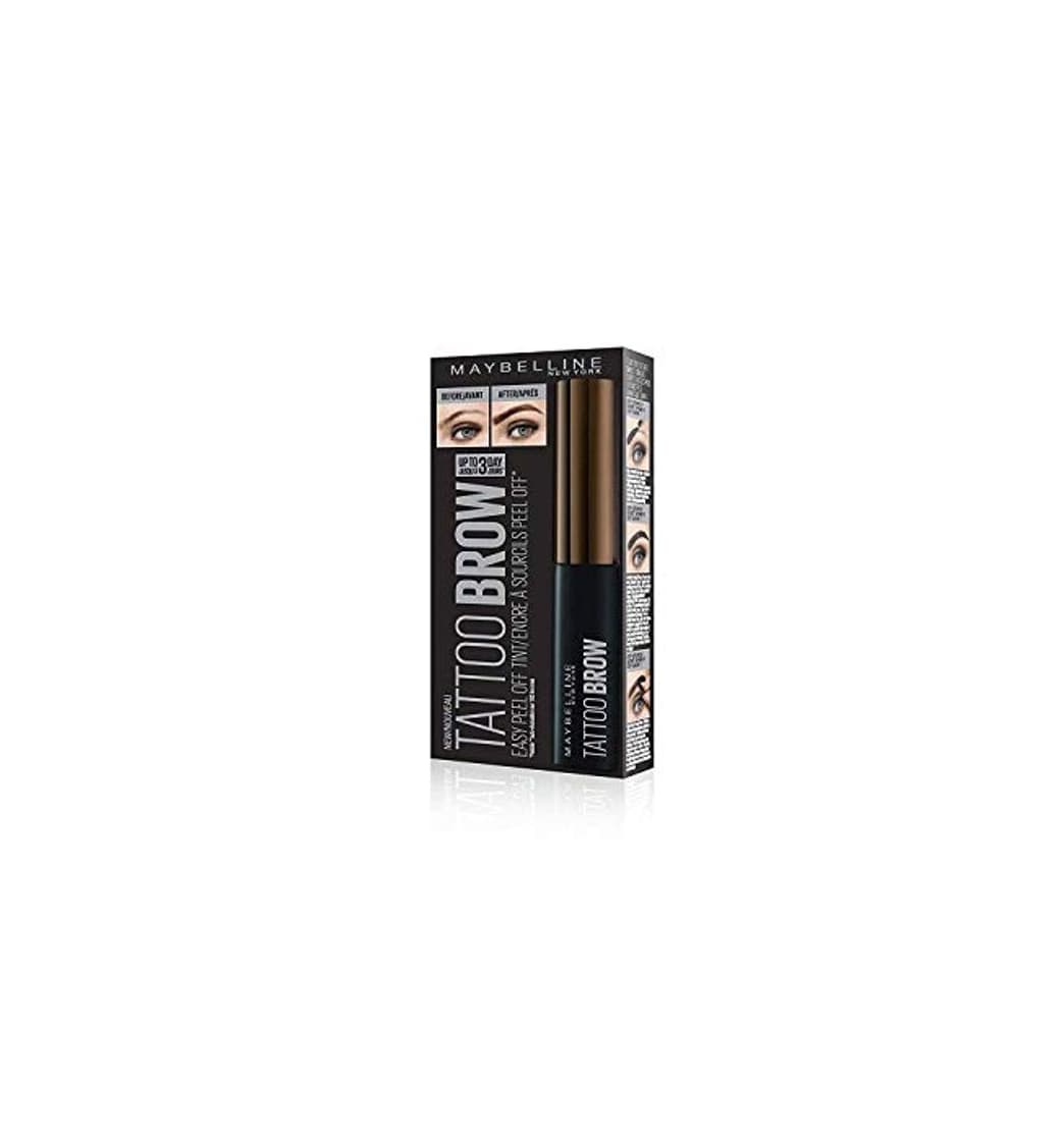 Beauty Maybelline Brow Tattoo Gel Tinte para Cejas Rubias u Castañas Claras