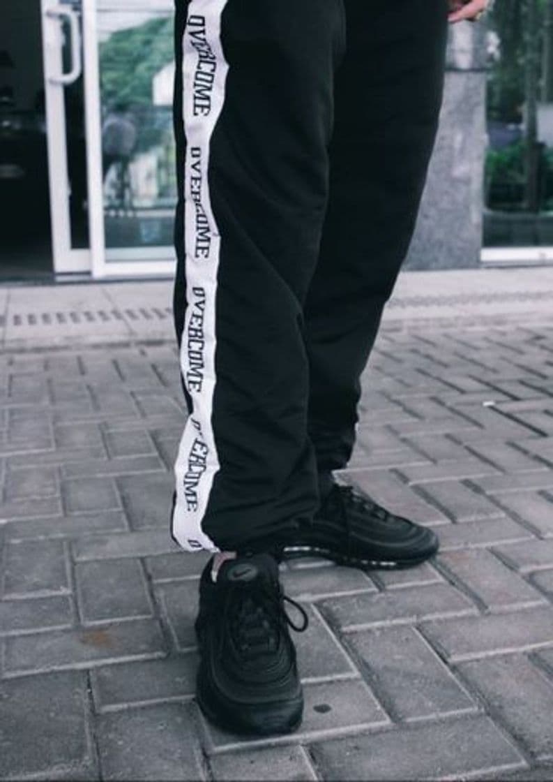 Product Calça Overcome "Strip" Branca
