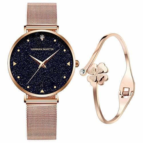 Product FAMILIZO Mujeres Hombres Elegante Moda De Cristal Rhinestone De Acero Inoxidable Reloj