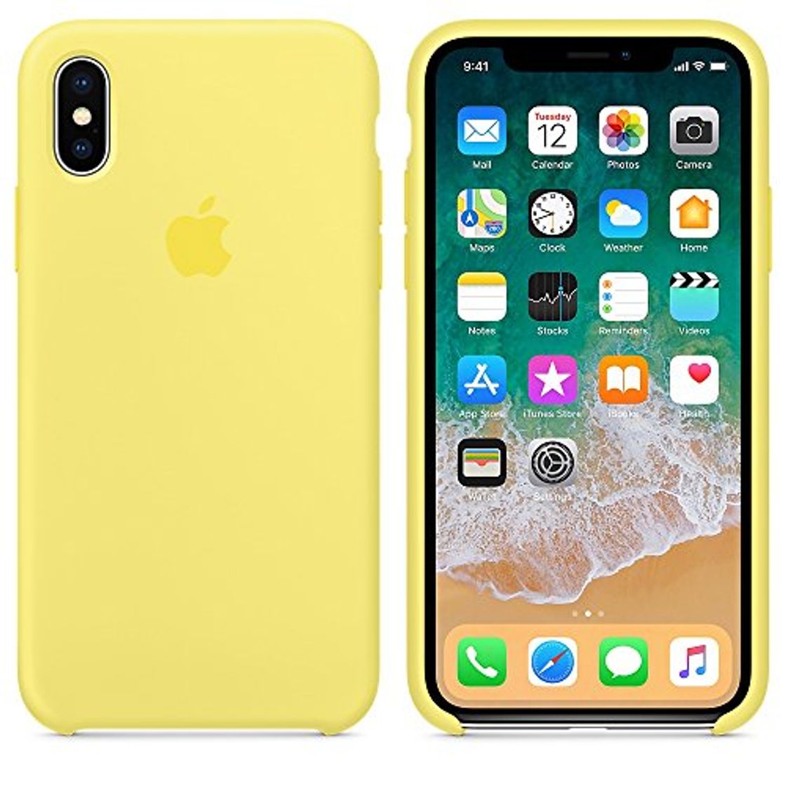 Producto El último Verano Funda iPhone X, Slim Líquido de Silicona Gel Carcasa