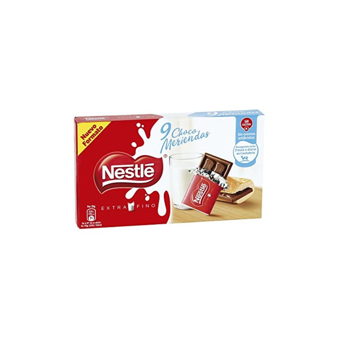 Product NESTLÉ EXTRAFINO Choco Meriendas Chocolate con Leche 180g