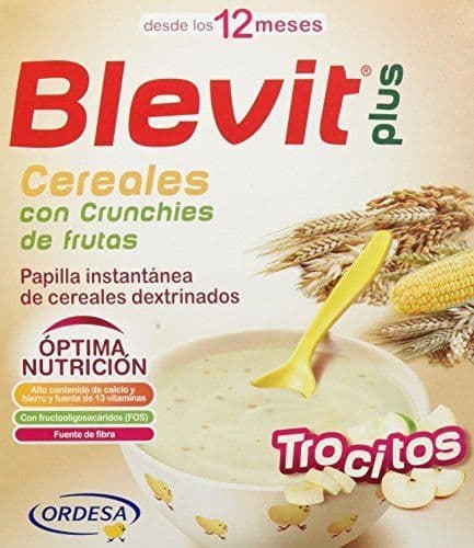 Product Blevit Plus Trocitos Cereales con Crunchies de Frutas - Paquete de 2