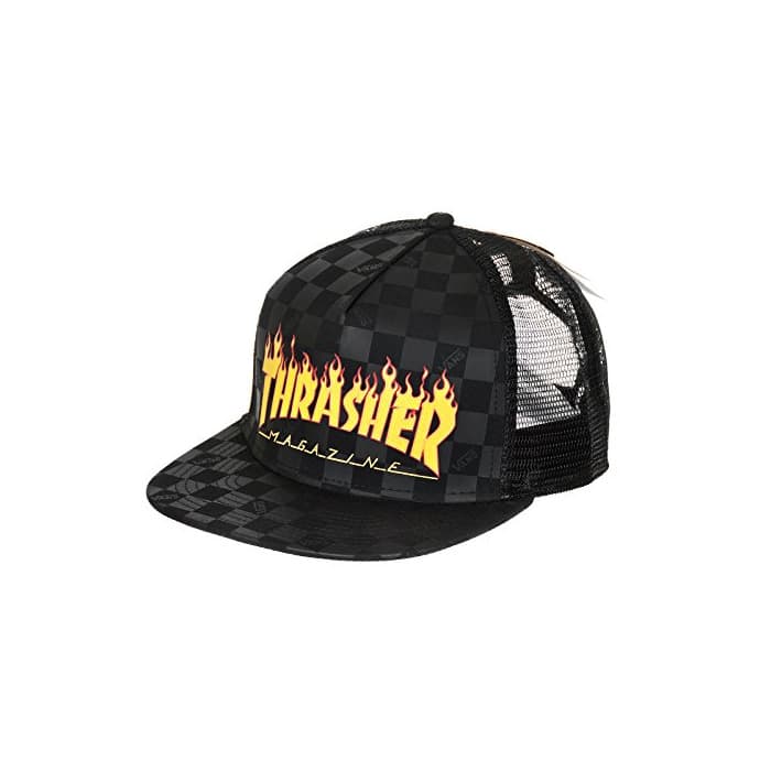 Moda Gorra Vans X Thrasher Flame Black Edición Limitada