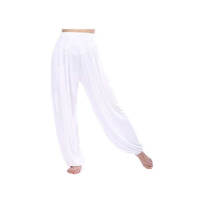 Producto MEISHINE® Mujer Pantalones de Yoga Algodón Modal Harem Pantalón Polainas por Danza,