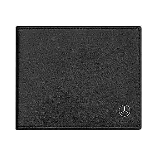 Producto Mercedes Benz Original Monedero Hombres Becerro con Rfid Protección Negro 12