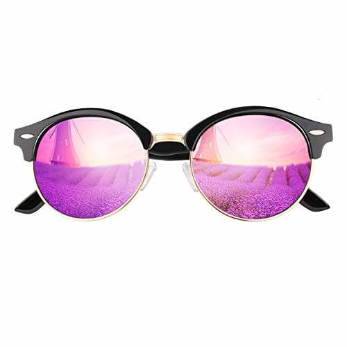 Producto GQUEEN Bocina enculado Medio marco gafas de sol polarizadas GQ51