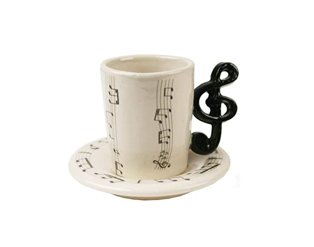 Product Spooff Clave de Sol Expreso Taza y el Plato